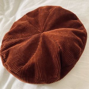 Militage Brown Corduroy Beret